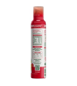 Olio al peperoncino spray in olio evo 250 ml - retro etichetta lato sinistro