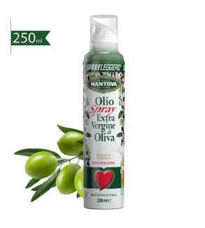 Huile spray vierge extra d’olive 100% italienne
 Format-250 Ml