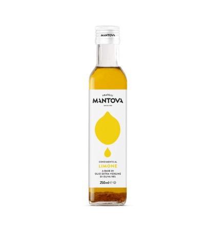 Olio aromatizzato al limone 250 ML fronte