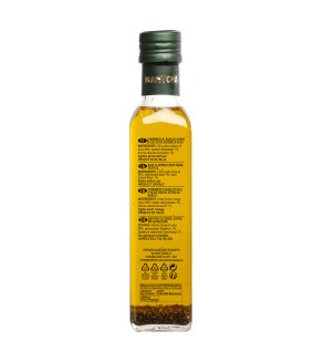 Olio extravergine di oliva aromatizzato al basilico