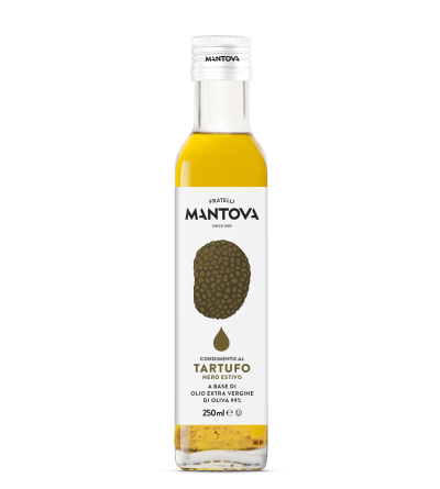 Olio extravergine aromatizzato al tartufo nero fronte