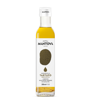 Olio extravergine aromatizzato al tartufo nero fronte