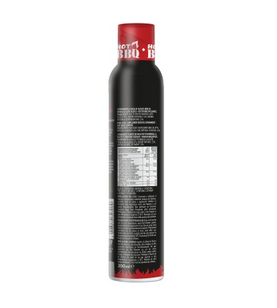 Hot BBQ Spray: olio di girasole alto oleico al gusto BBQ piccante 200 ml fronte