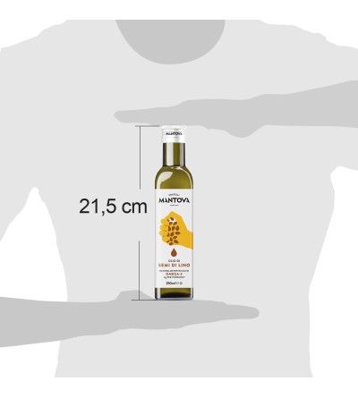 Olio di semi di lino fronte 250 ml