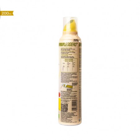 200 ml Limone Spray a base di Olio Biologico Extra Vergine di Oliva - retro