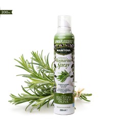 Confezione 3X200 ml spray: olio extravergine d’oliva, condimento al rosmarino e alla curcuma
