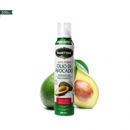 Confezione 5X200 ml spray nutraceutico: olio di Avocado, di Semi di Lino, di Vinacciolo, di Sesamo Tostato e di Riso