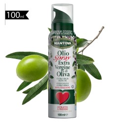 100 ml Olio Spray Extra Vergine di Oliva 100% italiano - fronte